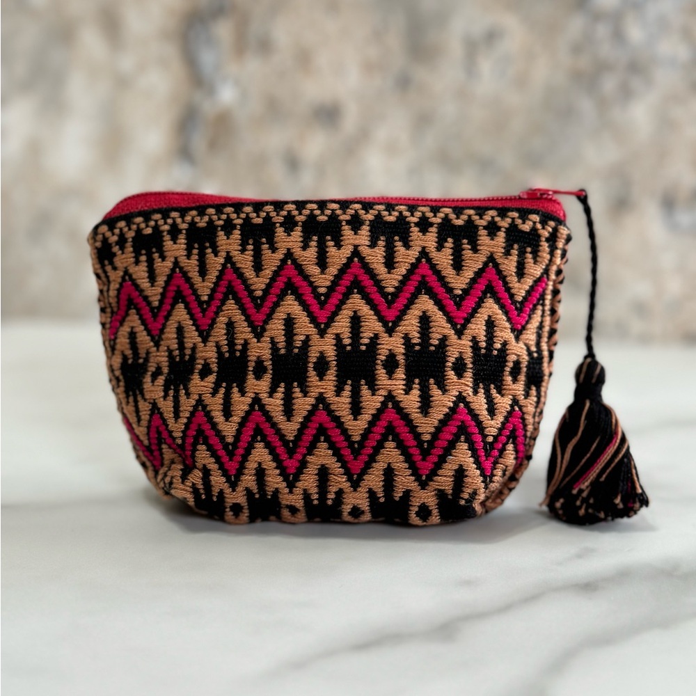 Embroidered Padded Pouch